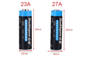 27a batteri vs 23a batteri: forskellige størrelser, samme energi