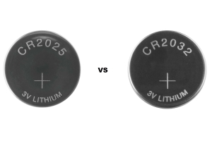 CR2025 Vs.CR2032 Batteri