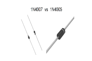 1N4005 vs 1N4007: En diode -sammenligning