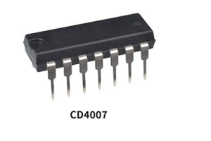 CD4007 CMOS Inverter: Pinout, Dataark og 14-SOIC PACKE OVERSIGT