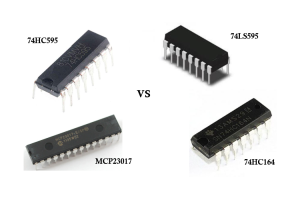 Forståelse af forskellene mellem 74HC595, 74LS595, 74HC164 og MCP23017