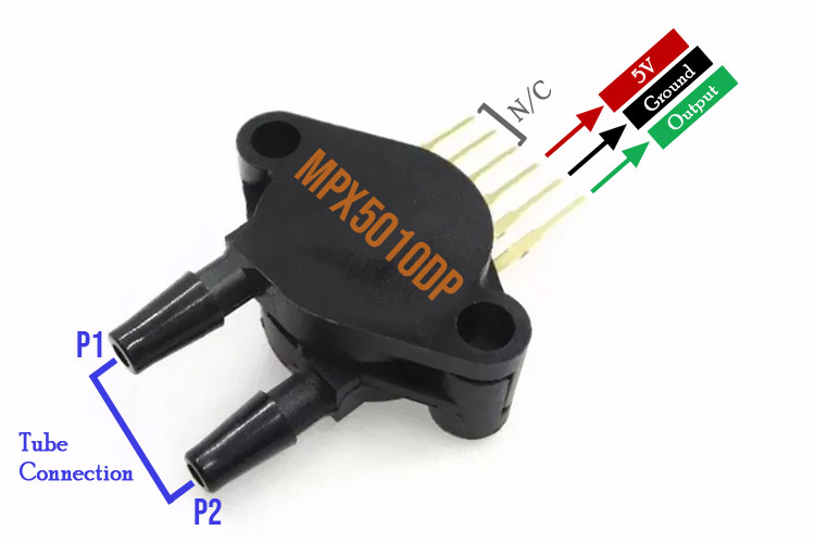 MPX5010DP Pinout