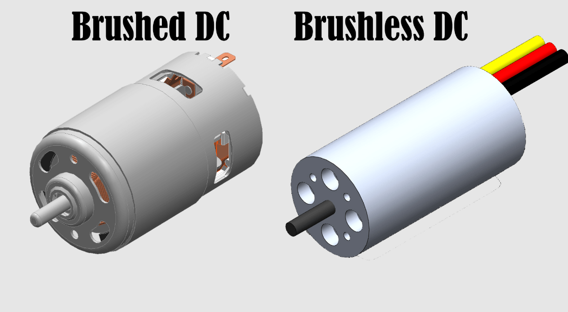 Brushless and Brushed DC Motors