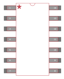 MAX250CSD Footprint