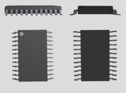 PCF8575 3D Model